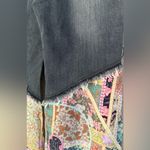 70’s Womens Mid Rise Jeans Patchwork Bell Bottom Pants Washed Denim Size S New Black Photo 14