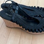 Nicole Miller Nicole Wedge Sandals Photo 3