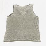 Caslon  Heathered Grey Sheer Sleeveless Top Photo 2