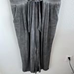 Soft Surroundings Charcoal Gray Camilla Wide Leg Jumpsuit Style 3AF67 Medium P Photo 4
