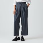 ZARA  XS Trousers Pleated Wide Leg Cropped Pants Career Casual Photo 6