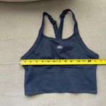 Alo Yoga  Seamless Ribbed Favorite Bra Tank Navy S Photo 2