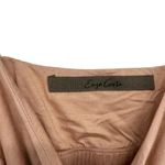 ENZA COSTA RUCHED CAMISOLE TOP SMALL DK NUDE VISCOSE LYCRA STRETCH TANK NWOT Tan Photo 3