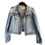 Gianni Bini “Babes Unite” Denim Jacket – Size Large Photo 0