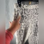 J. Crew Jamie Snake Skin Print Pull On Ankle Pants NWT size 8 White Photo 3