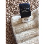 Gap Vintage VTG Y2K 2001 Ivory Wool Mohair Chunky Knit Scarf Accessory One Size Photo 9