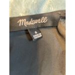 Madewell Black Polka Dot Wide Leg Jumpsuit V Neck Flutter Sleeve Smocked Waist Photo 3