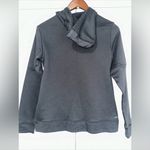 Adidas Climalite Essentials Drawstring 3 Stripes Pullover Hoodie Black Size S Photo 5