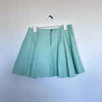 Sam Edelman  Mint Green Pleated Mini Women's Skirt‎ size 12 Photo 2
