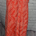 Eddie Bauer  - coral and white strapless dress - XL Photo 0