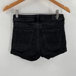 American Eagle 2/$30 Outfitters Super Super Stretch Black Denim Jean Shorts Photo 3
