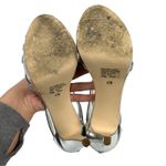 Alfani  Women’s Tacy Silver Metallic Platform Strappy Formal Heels 8.5 Photo 4