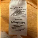 Anthropologie Yellow Classic Check Short Sleeve Sweater Scalloped Hem Size XS Photo 7