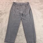 Chico's ‎ Travelers Collection Gray Acetate Blend Pull On Crop Pants Size L Photo 1