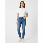 Reformation  Womens 25 Medium Wash High Waisted Frayed Hem Ankle Jeans Photo 8