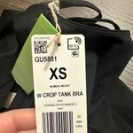 Adidas  Women’s Extra Small Black Crop Tank Bra New NWT Photo 3