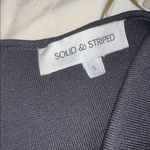 Solid & Striped NEW Halter Soglio Maxi Ecru Noir Dress Sz S Photo 7