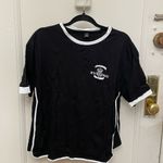 SheIn Sleep Shirt Size Large Black & White 100% Cotton Photo 7