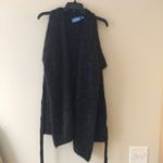 Vera Wang *5/$25 Sale* Simply Vera fuzzy black & gold vest Photo 1