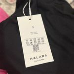 Halara  BLACK SIDE RUCHED BODYCON SLEEVELESS TANK DRESS S Photo 6