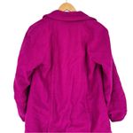 Nanette Lepore  Raspberry Maggie Coat size XS Long Sleeve Lined Wool Photo 6