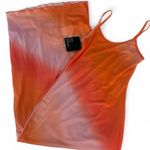 See You Monday  LA Orange and pink tie-dye maxi slip dress. Size Xs. Photo 0