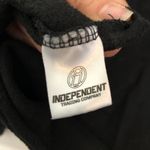 Sundance  Black Raw Edge Crop Sweatshirt Size M Photo 6