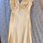 Hello Molly  Satin Yellow Maxi Dress  Photo 0