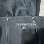 Black Halo  Lena Sheath Dress Black Strapless Boned Bridal Cocktail Size 4 Photo 6