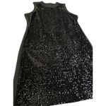 J. McLaughlin Christian Sleeveless Sequin Embellished Sheath Dress Black Size XL Photo 4
