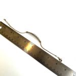 Gold tone rhinestone leaf chain bracelet Photo 5