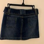 adorable vintage denim mini skirt size 1 with cute belt Photo 2