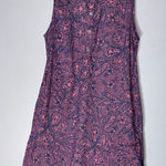 Columbia ‎ Medium Pink Blue Floral PGA Sleeveless Shift Dress Collar Photo 0