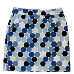 Talbots Vintage Petites Stretch Cotton/Spandex Geometric Skirt Made In Hong Kong Photo 3