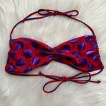 Victoria's Secret Y2K Victoria’s Secret Swim Red and Metallic Purple Polka Dot Bikini Top Medium Photo 1