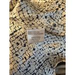 Parker  Mesh Panel Gridded Silk Lined Fit & Flare Sleeveless Dress small Photo 5