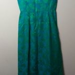 Sears 12 Blue Green Sleeveless Crop Top Dress Set Photo 9