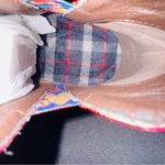 Gracosy Women 8.5 39 Leather Block Heel Ankle Boots Handmade Multicolor w/Zipper Purple Photo 5