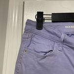 Old Navy  Size 4 Lavender Mid Rise Rockstar Colored Denim Skinny Jeans Raw Hem Photo 4