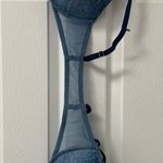 La Senza Sexy Push Up Bra 34D/32DD Blue Ombré Lace convertible racer back Photo 4