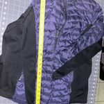 Stylish Women's Purple and Black Puffer Jacket Size XL Photo 3