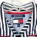 Tommy Hilfiger VTG‎  XL Dress Striped Polo y2k 90s Prep Casual Short Sleeve 681 Photo 2