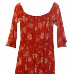 Lovers + Friends  Floral Red Dress Boho Chic Vacation Photo 5