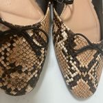 ZARA  trafaluc snakeskin and black flats new size 8 Photo 2
