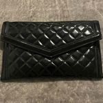 Bebe  Patent Leather Quilted Clutch Purse Photo 0