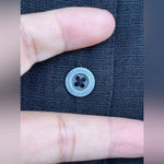 GUDRUN SJODEN Dress Organic Cotton Button Front Pockets Lagenlook dress medium Black Photo 4