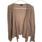 Philosophy  Open Waterfall Cardigan Sweater Tan Photo 0