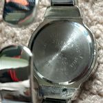 Time Studio women’s vintage bracelet watch black/silver‎ with diamond feature Silver Photo 4