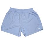 Alo Yoga  Alumni Athletic Shorts Women's L Seashell Blue Lightweight Drawstring Photo 3
