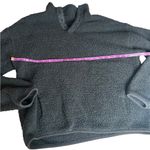 SKIMS  Cozy Knit Pullover Jacket Onyx Size L/XL Black Teddy Photo 6